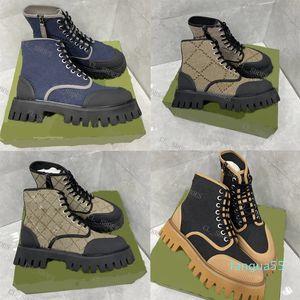 2023-designer Boots Martin Desert Boots wysokie obcasowe kostki buty dla kobiet skórzane druk klasyczne koronkowe buty dla mężczyzn i podeszwy kobiet