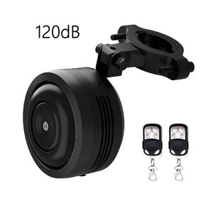 Bike chifres USB Charging Bicycle Bell Electric Horn Alarm SERS para M365 Scooter de motocicleta MTB guidão Antitheft 230811