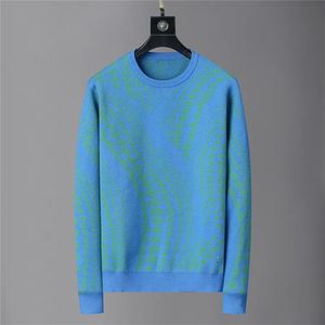 Designer sweater hip -hop men's wool small round neck sweater fashion T -shirt high -quality street street long -sleeved luxury M-3XL
