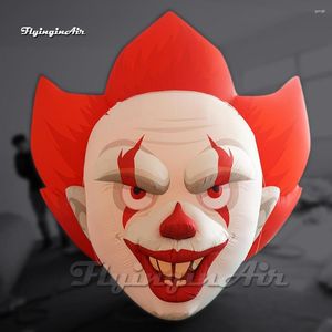Party Decoration Funny Hanging Giant Inflatable Clown Head Balloon Figure Model For Halloween
