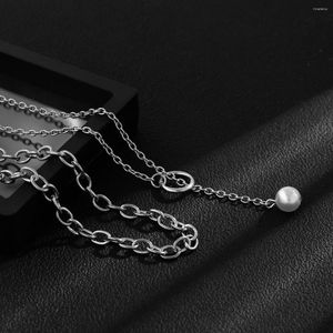 Chains Europe And The United States Fashion Black Diamond Cross Personality Pendant Necklace Charm Jewelry Couple Gifts Wholesale