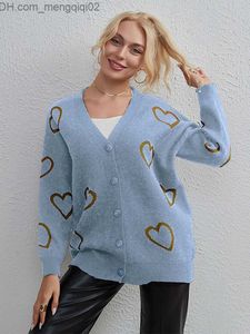 Maglioni femminili Sweetheart Comparazione da donna Cardigan Cardigan a V-Neck Long Sleeve Single torace a maglia a maglia a maglia a maglia d'autunno femminile Z230818