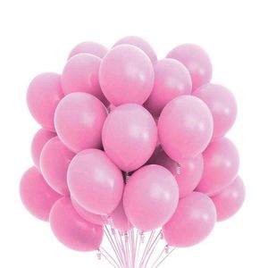 Dekoracja 10/20/30pcs Różowe czarne białe balony