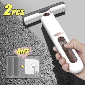 Mops 12 Packs Mini Squeeze Mop Portable Cleaning Handheld Desktop Bathroom Car Window Glass Sponge Cleaner Home Tools 230810