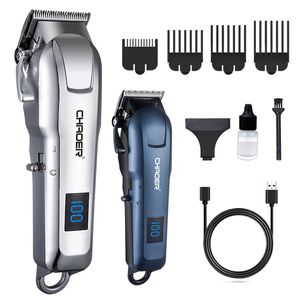 Barber Clippers Hair Cut Machine Electric Trimmer Rechargeable Professional Cordless Hair Clipper for Men