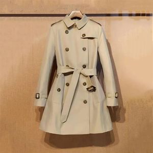 Designer Womens Trench Jackets Coats Original Windbreaker Fashion Classic British Style Beige Overcoat Coat Top Casual Jacket With2310