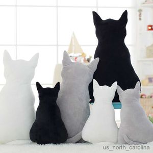 Stuffed Plush Animals 33-75cm Colors Plush Cat Toys Staffed Cute Shadow Cat Dolls Kids Gift Doll Lovely Animal Toys Home Decoration Soft s R230811