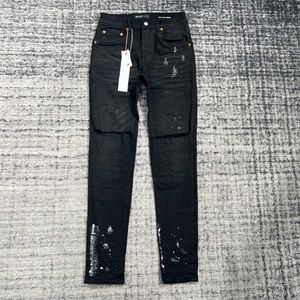 Mens Designer Jean Men Black Pants High-end Quality Straight Design Retro Streetwear Casual Sweatpants Designers Purple Jeans Joggers Pant 41