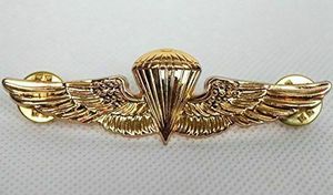 Sammlerstück Tomwang2012 WW2 US Navy Fallschirm Fallschirmameter Landungen Wings Badge Pin Klassiker 230811