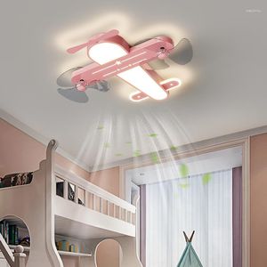 Ceiling Lights Creative Gifts For Children'S Room Bedroom Fan With Lighting Iron Acrylic Light And Control