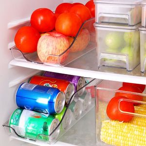 Förvaringsflaskor makeup arrangör kök mat behållare container för plastorganisatörer kylslåda