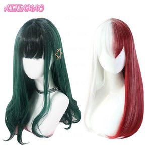 Cosplay perukları boku hayır benim kahraman akademisi çok todoroki izuku midoriya cosplay peruk kadınlar uzun lolita peruk peruk kapağı 230810