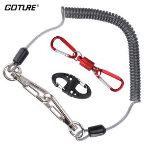 Monofilament Line Goture Fishing Tackle Accessories Set Lanyard Ropes Magnetic Buckle 8 Shape Fast for 230811