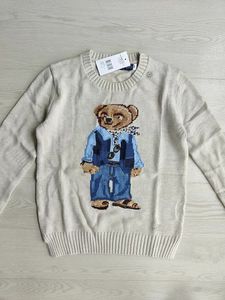 Polo Ralph US Women's Laurens vintertröja Cartoon Bear Pullover Casual Fashion 7OHP