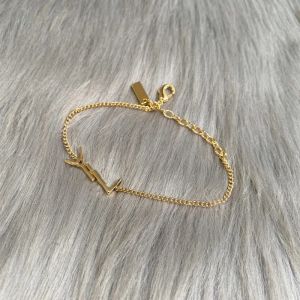 Nya kvinnors designers hänge halsband älskar armelcet gåva klassiskt brev herr mode guld armband lyxys halsband designer smycken g239127bf