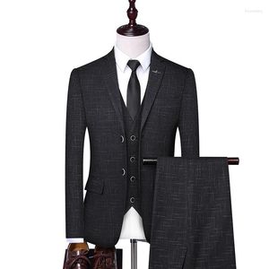 Men's Suits Custom Made Groom Wedding Dress Blazer Pants Business High-end Classic Trousers SA04-22599