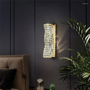 Wall Lamp OUFULA Contemporary Luxury Creative LED Lighting Scones Indoor Crystal Decorative Home Fixtures