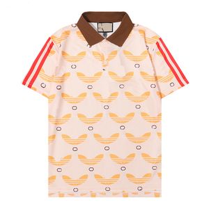 2 New Fashion London England Polos Mens 디자이너 Polo Shirts High Street 자수 인쇄 T 셔츠 남성 여름면 캐주얼 티셔츠 #57