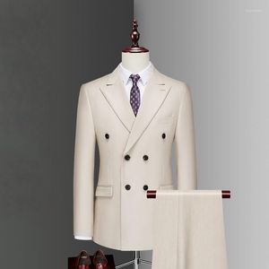 Men's Suits Custom Made Groom Wedding Dress Blazer Pants Business High-end Classic Trousers SA07-52999