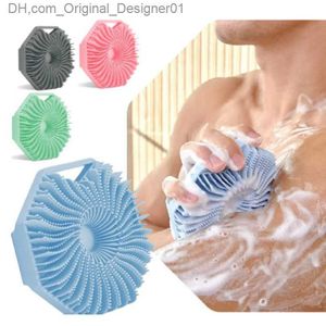 Polygonal Silicone Body Scrubber Bathbber Brush Brush Contably Contable Cleaning Cleaning Press مناسبة لأدوات الاستحمام من جميع الأعمار Z230814