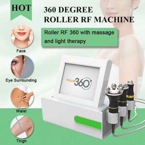 Home Use Beauty Products ROLL RF 360 Rotating Radio Frequency Tighten Skin Wrinkle Whole Body Slimming Equipment With Three Kinds Of Led Light Therapy