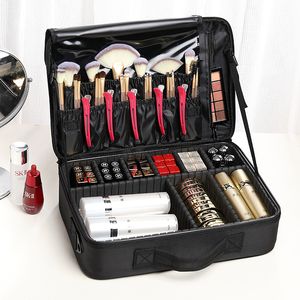 Kosmetiska väskor fall stor kapacitetsmakeup kit reser kosmetisk väska för kvinnors bärbara kosmet skönhet fodral nagelverktyg resväskor läppstift arrangör 230810