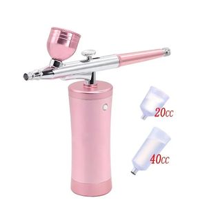 1pc Mini Air Compressor Kit: Paint Spray Gun for Nail Art, Tattoo, Cake, and Fog Mist Sprayer