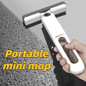 Mops Mini Squeeze Mop Home Kitchen Car Cleaning Desk Cleaner Glass Sponge Household Tools 230810