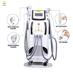 Heiß 4 in 1 Schnelle Haarentfernungsmaschine Laser Tattoo Entfernung 360 Magneto Haarentferner RF Haut Verjüngungsmaschine Opt -Laser IPL Schönheitssalonausrüstung