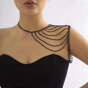 Ketten Schulterkörperketten Halskette geschichtetes Oberarm Armband Quasten Summer Bikinisschmuck