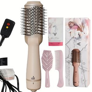 Escova profissional de secador de cabelo profissional - Obtenha um estilo de cabelo com qualidade de salão em casa com um volumizador de um passo!