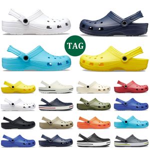 2023 Cro men women designer sandals mens summer slippers kids adult waterproof slides balck white pink blue apple green womens Nursing outdoor shoes