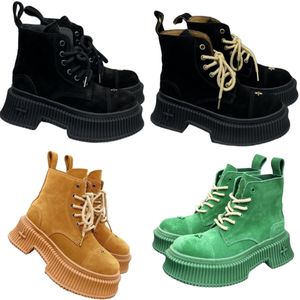 디자이너 여성 Martens Boots 카우보이 부츠 SMFK 레트로 신발 OW 스니커 짧은 마틴 플랫폼 가죽 비 슬립 드 DR 부츠 진정한 통기성 신발 상자 크기 35-41