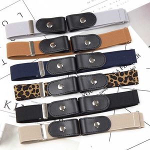 Belts Elastic Invisible Belts for Women Quality Buckle-free Jeans Without Buckle Easy Belts Men Stretch No Hassle Belt DropShipping