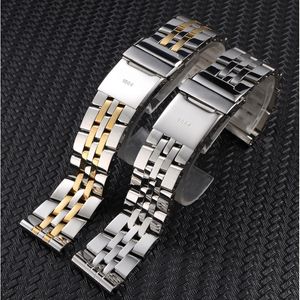 Assista Bands 18mm 22mm 24mm Solid Solless Stonless Aço Pulseira para Breitling Strap for Superocean Watchband 230811