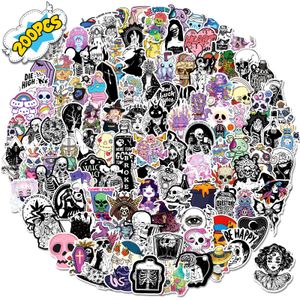 200pcs Nightmare Skull Witch Graffiti Sticker