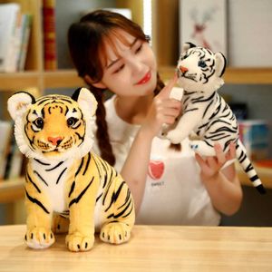 Animali di peluche ripieni Simula graziose bambole di tigre di peluche tigri intelligenti peluche per bambini peluche regalo di compleanno per bambini