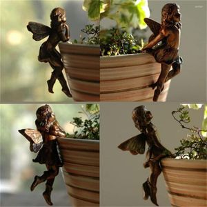 Garden Decorations Fairy Combination Flower Pot Decoration Potting Pendant Sculpture Cup Hanging For Cup|Pot|Garden