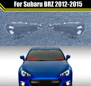 Bilstrålkastare för Subaru BRZ 2012-2015 Transparent lampskärm Lampdäck Strålkampskalmasklin