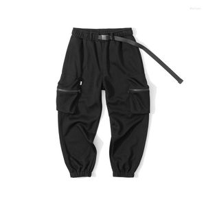 Calças masculinas Cityboy Cargo Pant Homens Japonês Streetwear Moda Hip Hop Solto Casual Sportwear Masculino Calças Mens Sweatpants Corredores