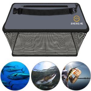 Fishing Accessories Fish Guard Net Quick Drying Live Barreled Box Outdoor Tackle Gear Bait Storage Case 230811