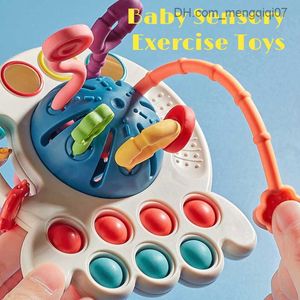 Pull Toys Infant Montessori Sensory Development Education Toys Pull String Finger Grab Training Early Learning Toys Teeth BPA Free 1-3Y Z230814
