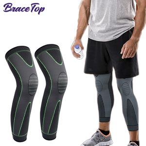 Kol bacak ısıtıcılar Bracetop Spor Anti-kayma tam uzunlukta sıkıştırma bacak kolları diz destek destekleri basketbol futbolu için koruma 230811
