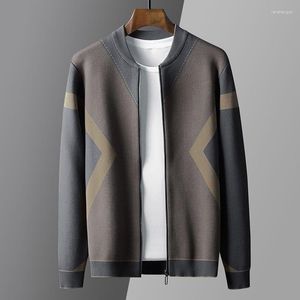 Men's Sweaters Top Quality Male Brand Fashion Knitting Trendy Cardigans For Men Sweater Designer Casual Coats Jacket Clothes C125