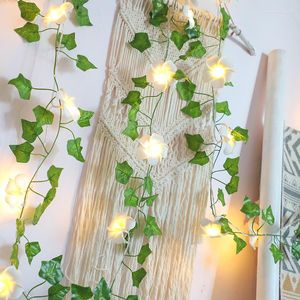 Saiten 2M/3M Valentinstag Lichter Schmetterling Blatt Ivy String Batterie/USB -Pflanzen Feen Hochzeits Geburtstag Weihnachtsdekoration