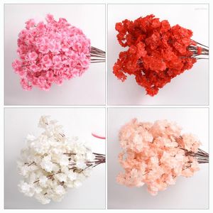 Decorative Flowers 100pcs Artificial Cherry Blossom Wedding Party Decoration Plastic Flower Arch Garden