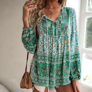 Women's T Shirts Fashion Boho Shirt Bohemian Clothes Female Tops