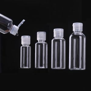 wholesale 5ml 10ml 20ml 30ml 50ml 60ml 80ml 100ml 120ml Plastic Bottle PET Transparent Empty Bottles Refillable Travel Container with LL