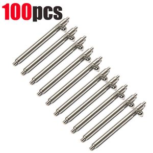 Watch Bands 100pcs 1.8mm Diameter Spring Bars Pepair Tools Kits Quick Release Watch Strap Pins 12 14 16 18 19 20 21 22 23 24 mm Length 230810