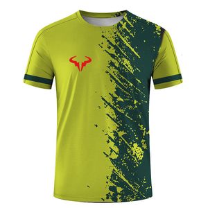 Outdoor T-Shirts Badminton and Tennis Series 3D Printed Men's and Women's Outdoor Extreme Sports Short Sleeved Round Neck T-shirt with Fashionabl 230811